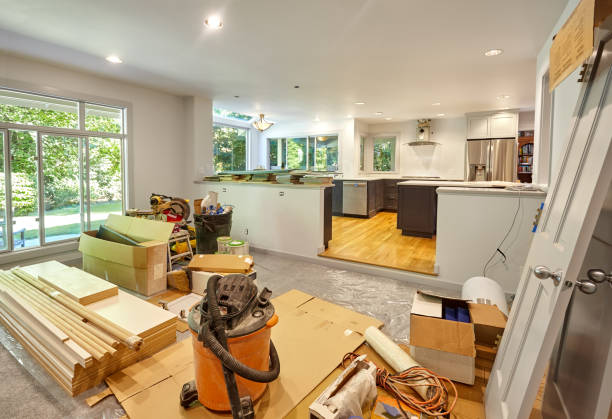 Professional Cabinet Refacing technician working in Kenmore, WA
